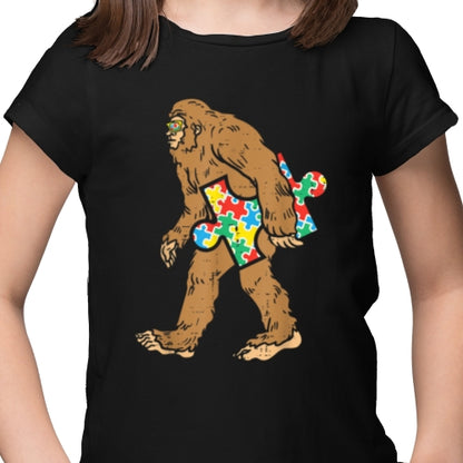 Autism aware Bigfoot DTF