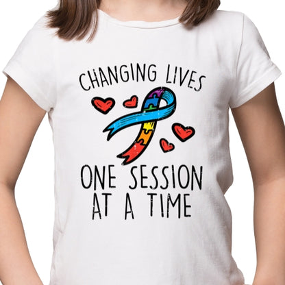 Autism Aware Changing Lives Sublimation