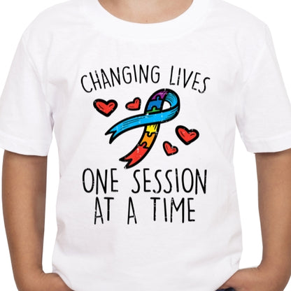 Autism Aware Changing Lives Sublimation