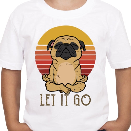 Let It Go Pug Sublimation