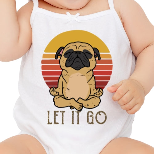 Let It Go Pug Sublimation