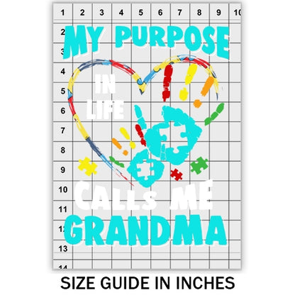 Autism Aware Grandma DTF