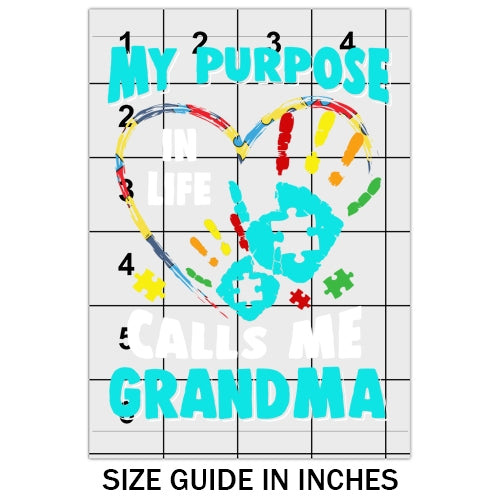 Autism Aware Grandma DTF