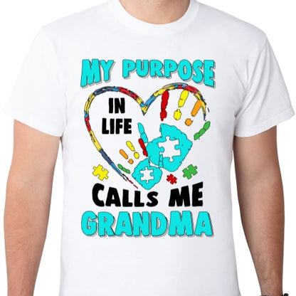 Autism Aware Grandma Sublimation