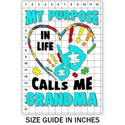 Autism Aware Grandma Sublimation