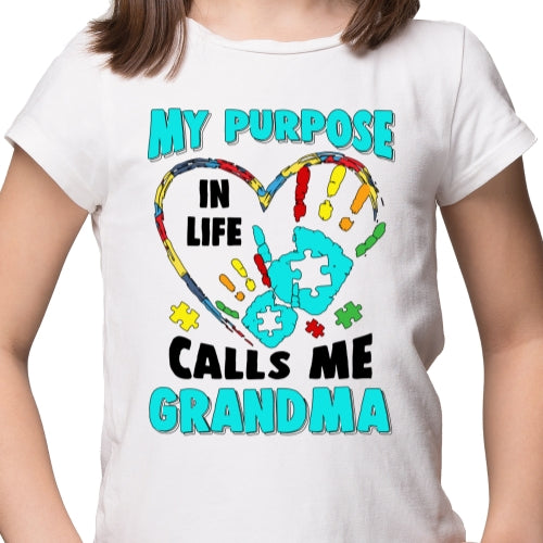 Autism Aware Grandma Sublimation