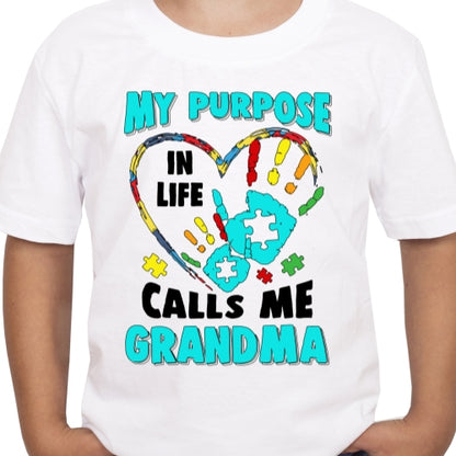 Autism Aware Grandma Sublimation