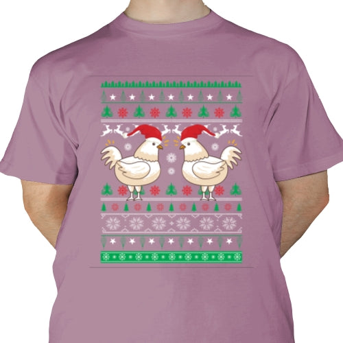 Chicken with hat Ugly Sweater DTF