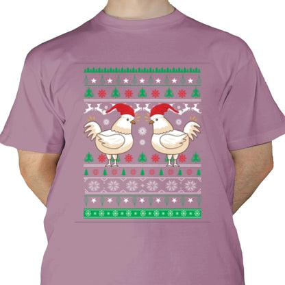 Chicken with hat Ugly Sweater DTF