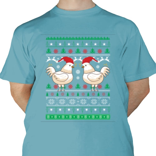 Chicken with hat Ugly Sweater DTF