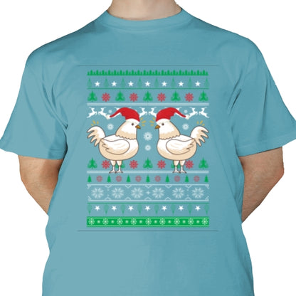 Chicken with hat Ugly Sweater DTF