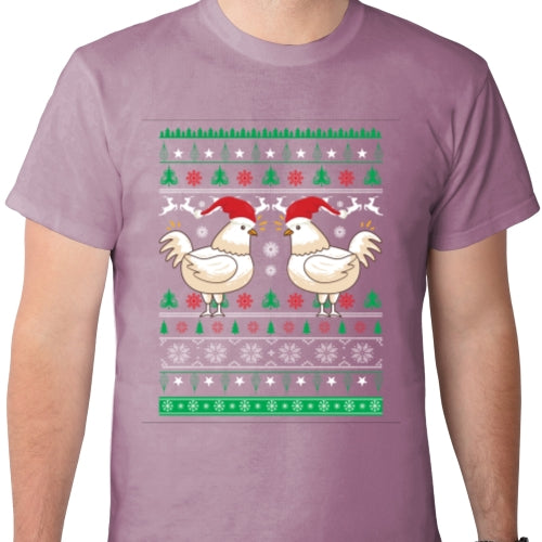 Chicken with hat Ugly Sweater DTF