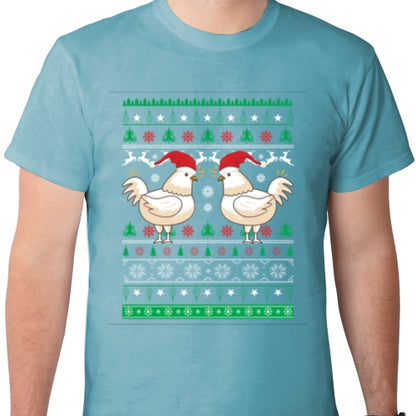 Chicken with hat Ugly Sweater DTF