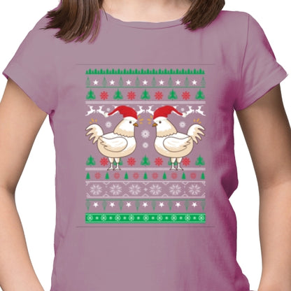 Chicken with hat Ugly Sweater DTF