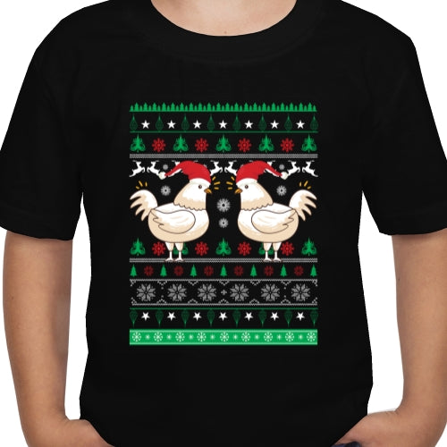 Chicken with hat Ugly Sweater DTF