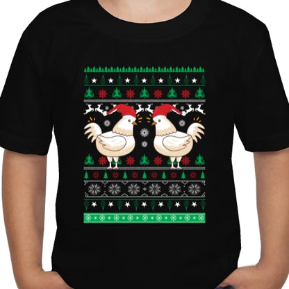 Chicken with hat Ugly Sweater DTF