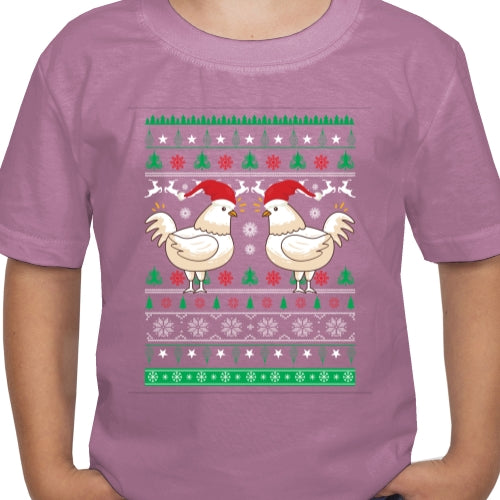 Chicken with hat Ugly Sweater DTF