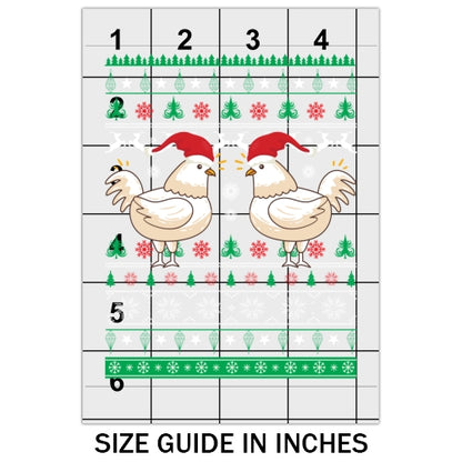 Chicken with hat Ugly Sweater DTF