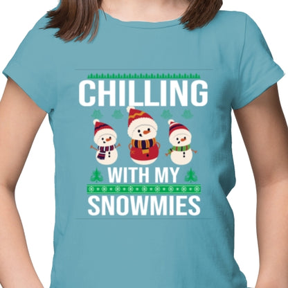 Chilling with snowmies Ugly Sweater DTF