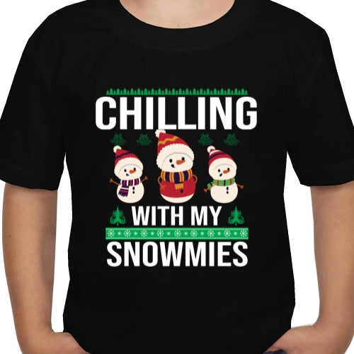 Chilling with snowmies Ugly Sweater DTF