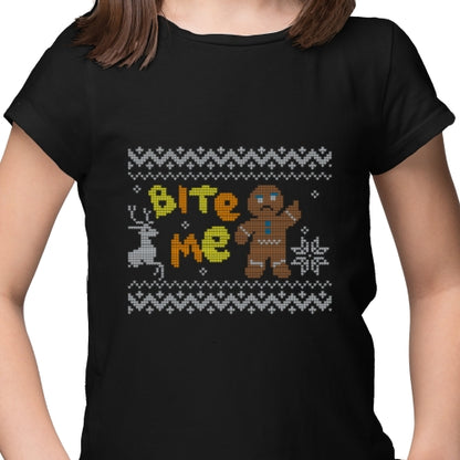 Bite Me Ugly Sweater DTF