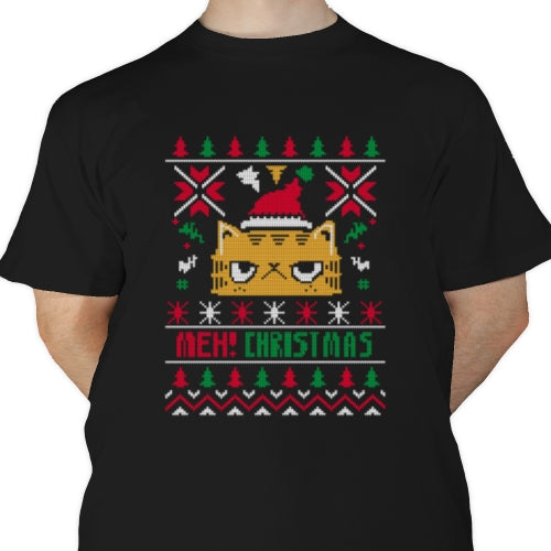 Meh Christmas Ugly Sweater DTF