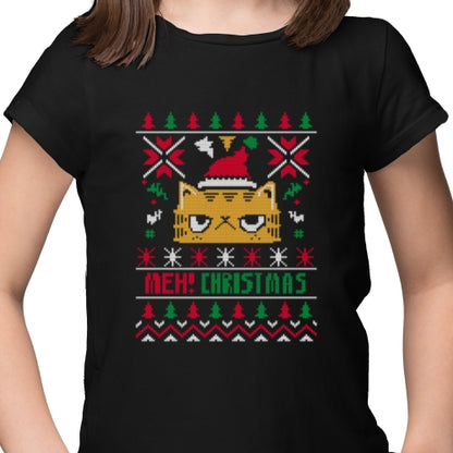 Meh Christmas Ugly Sweater DTF