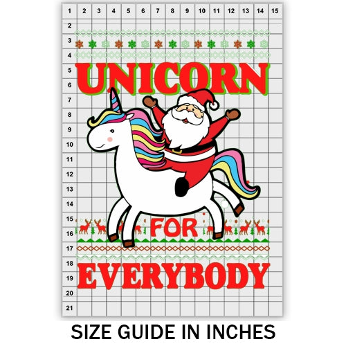 Unicorn for Everybody Ugly Sweater DTF