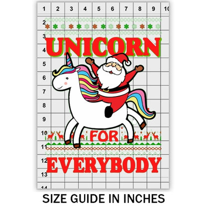 Unicorn for Everybody Ugly Sweater DTF