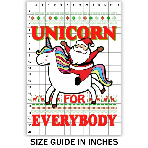 Unicorn for Everybody Ugly Sweater Sublimation