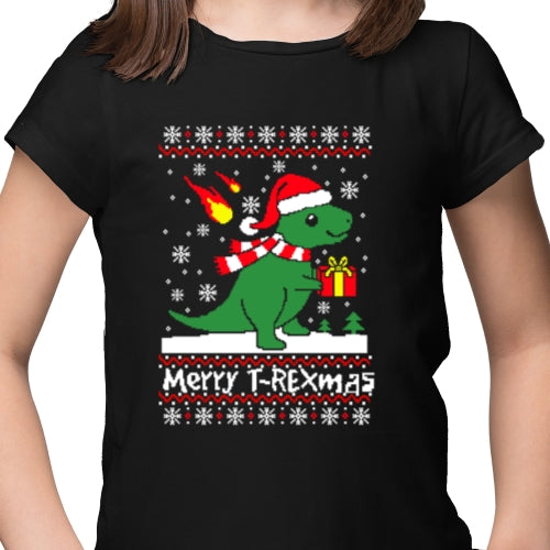 T-Rex Ugly Sweater DTF