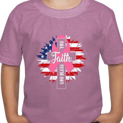 Pink Ribbon Faith DTF