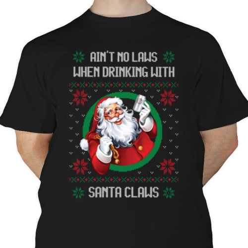 No Laws Drinking with Santa DTF