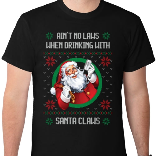 No Laws Drinking with Santa DTF