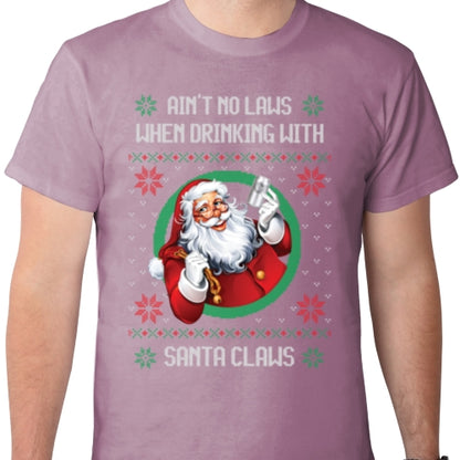 No Laws Drinking with Santa DTF