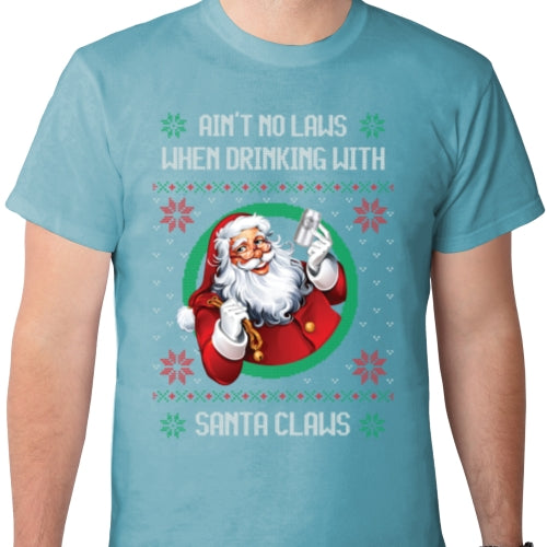 No Laws Drinking with Santa DTF