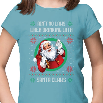 No Laws Drinking with Santa DTF