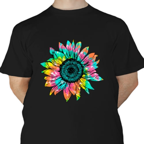 Tie Dye Sunflower DTF