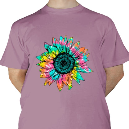 Tie Dye Sunflower DTF