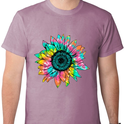 Tie Dye Sunflower DTF