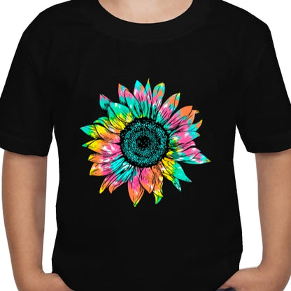 Tie Dye Sunflower DTF