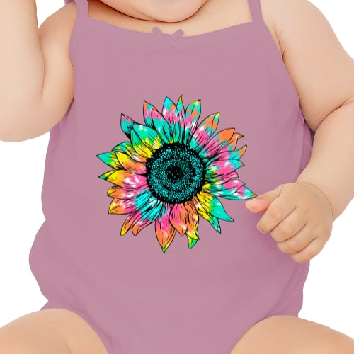 Tie Dye Sunflower DTF