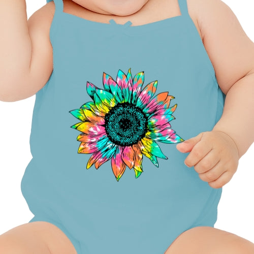 Tie Dye Sunflower DTF