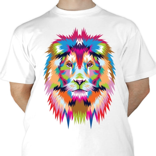 Colorful Lion Sublimation