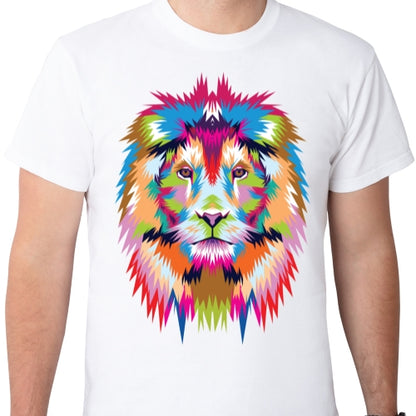 Colorful Lion Sublimation