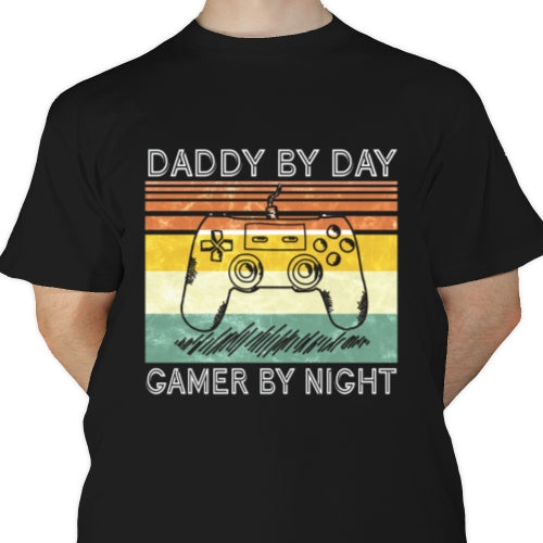 Daddy By Day Gamer By Night DTF