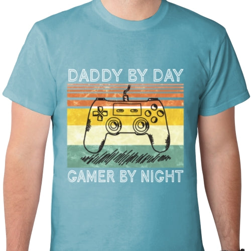 Daddy By Day Gamer By Night DTF