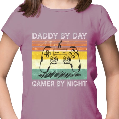 Daddy By Day Gamer By Night DTF