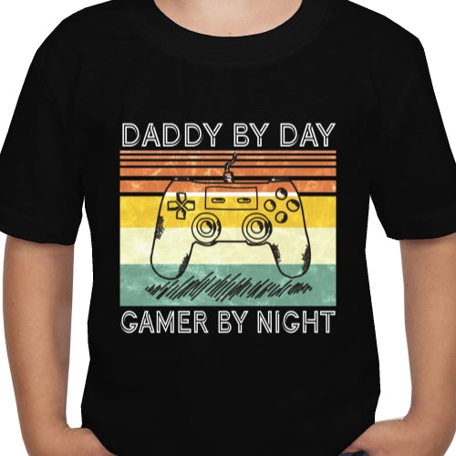 Daddy By Day Gamer By Night DTF