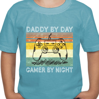 Daddy By Day Gamer By Night DTF